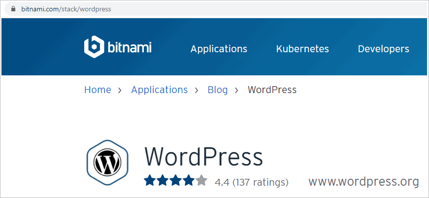 how to install WordPress locally with Bitnami