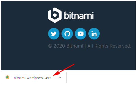 bitnami exe folder