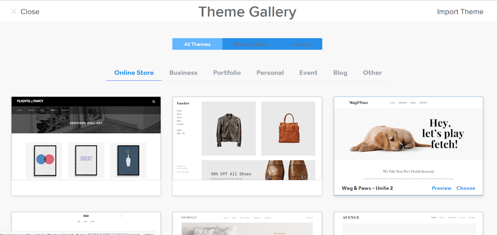 Weebly Themes