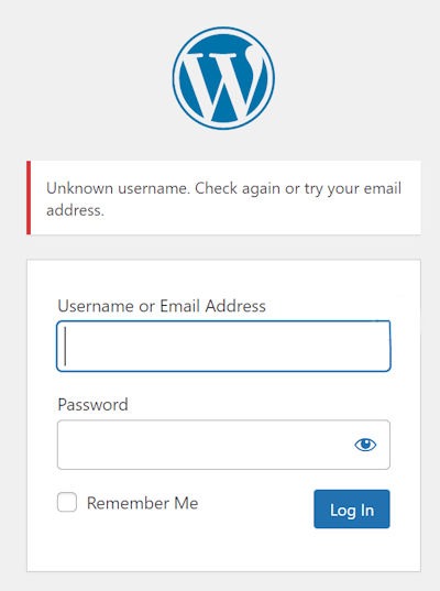 Recover WordPress Password