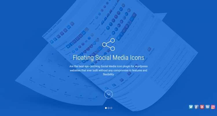 Floating Social Media Icons