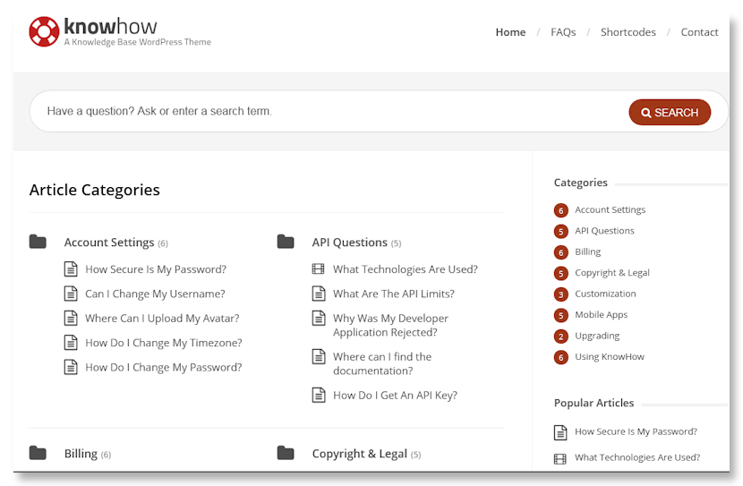 KnowHow WordPress Wiki Demo