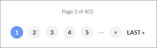 Example of good WordPress pagination on a posts page.