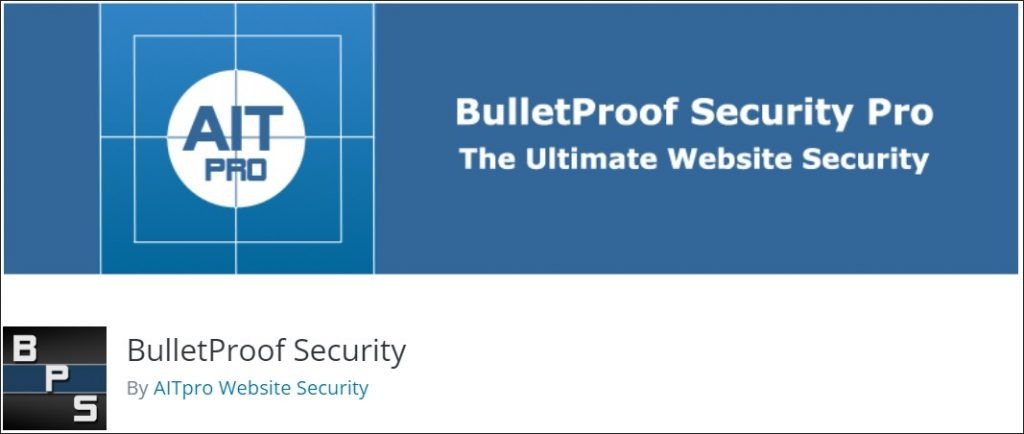 A screenshot of BulletProof security - a plugin securing your WordPress site against hotlinking.