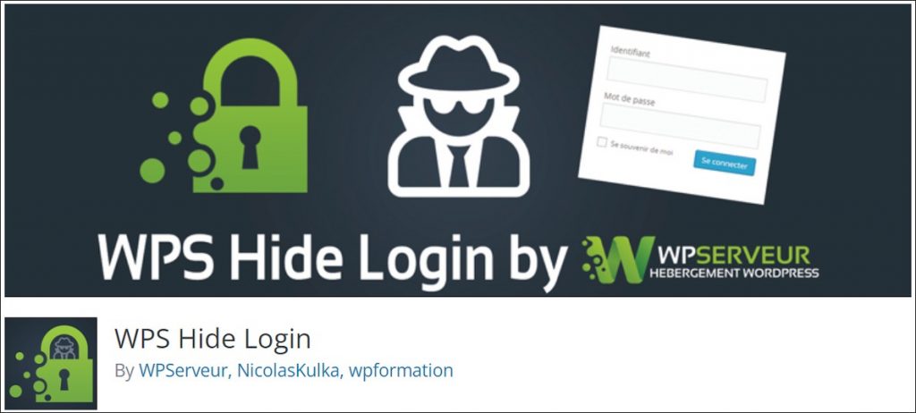 A screenshot of WPS Hide Login - a WordPress security plugin to hide your login page.