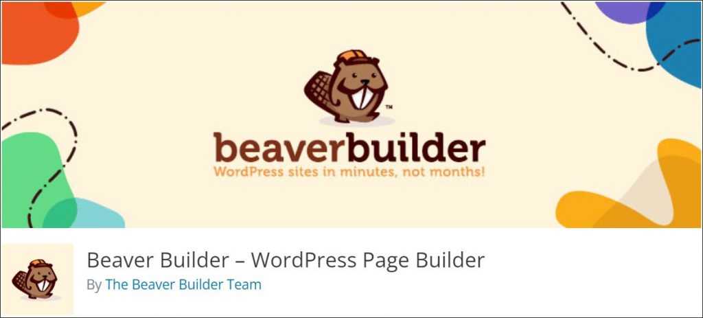 A screenshot of Beaver Builder - a WordPress Page Builder